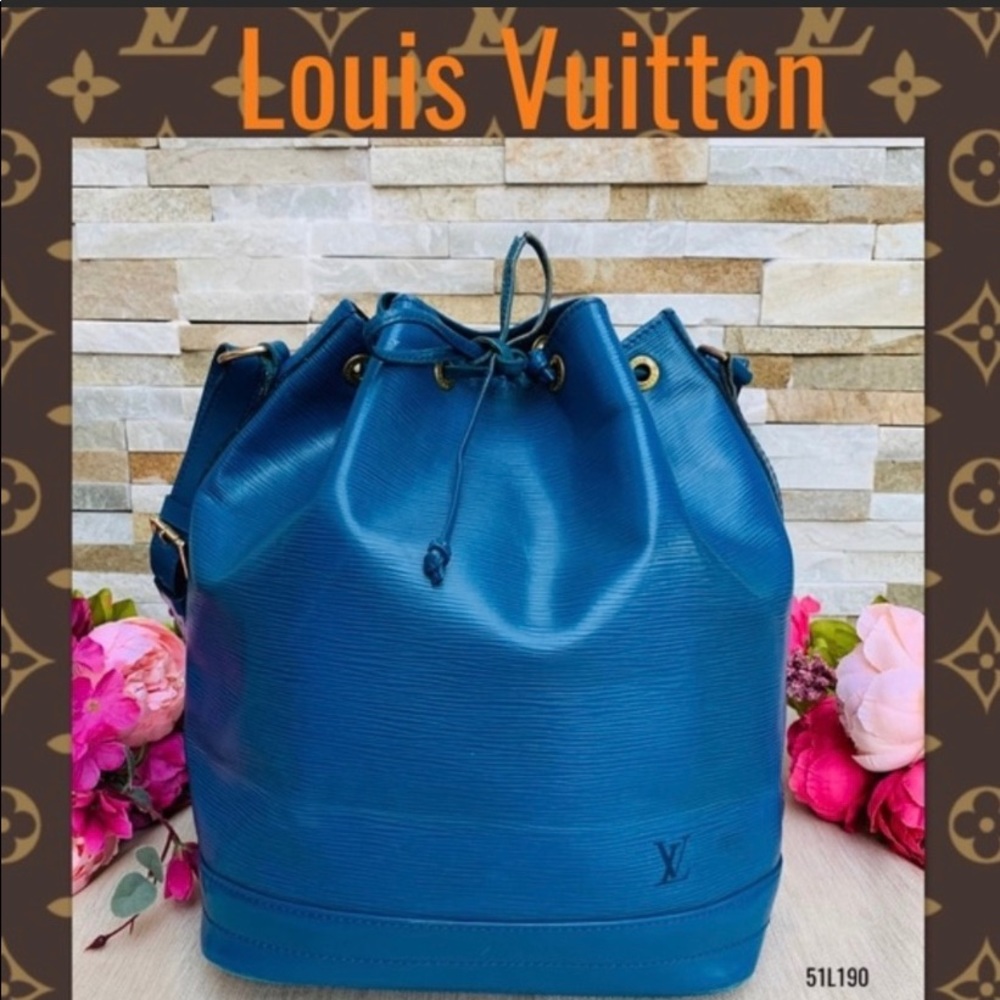 Louis Vuitton Noe Epi Blue